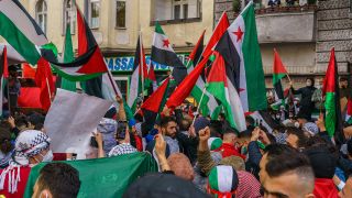 Palästinensische Demonstration am 15.05.2021 in Berlin Neukölln. (Quelle: Picture Alliance/Vladimir Menck/SULUPRESS.DE)
