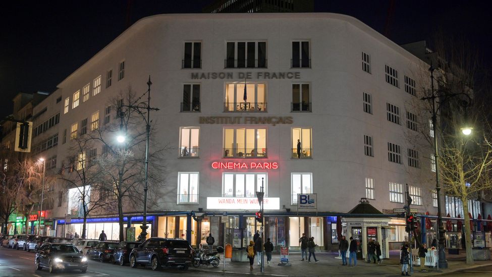 Das Maison de France mit Institut Francais und Cinema Paris am Kurfürstendamm in Berlin, aufgenommen am (Quelle: dpa/Bildagentur-online/Schöning)