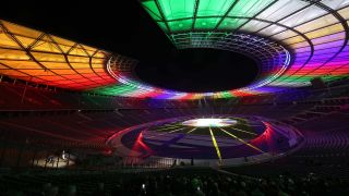 Das Berliner Olympiastadion (Quelle: IMAGO / DFB Poolfoto)