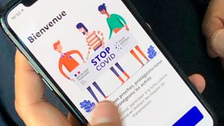 Die französische Stop-Covid-App (Bild: dpa)