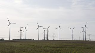 Ein Windpark nahe Nauen (Bild: Dieter Freiberg)