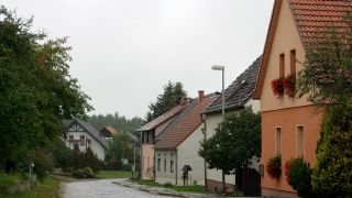 Das südbrandenburgische Dorf Grabko im Spree-Neiße-Kreis unweit von Guben (Bild: dpa)