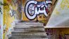 Blick in das mit Graffiti besprühte Treppenhaus (Quelle: Götz Gringmuth-Dallmer/rbb)