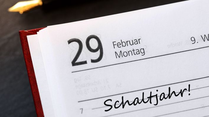 Am Montag, den 29. Februar steht der Kalendereintrag: Schlatjahr (Quelle: dpa)