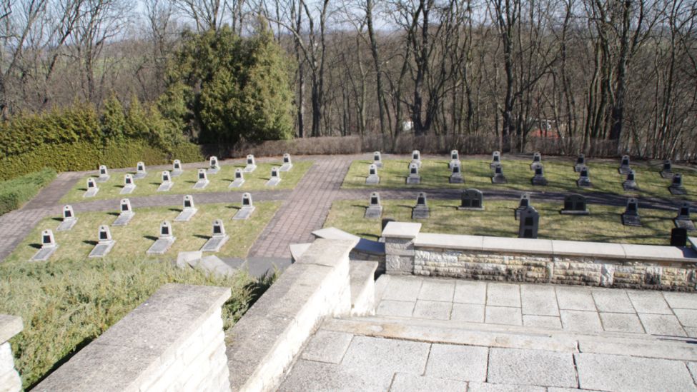 Ehrenfriedhof von oben. Quelle: F. Pilarski