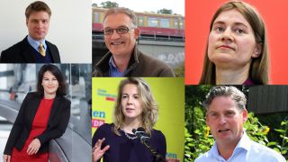 Bundestagsabgeordnete CDu, AfD, SPD, Linke, Grüne, FDP