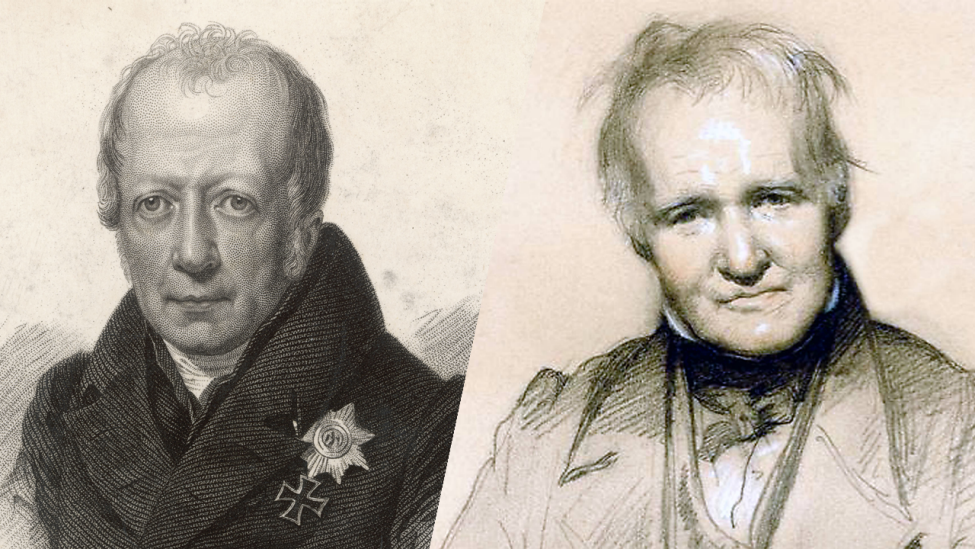 Wilhelm und Alexander von Humboldt (Quelle: dpa/Kruger/Joseph Brown
