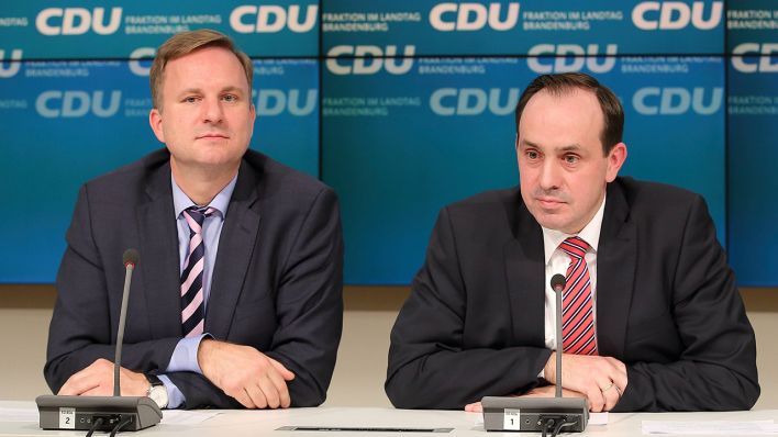 Steeven Bretz (CDU) und Ingo Senftleben (CDU)