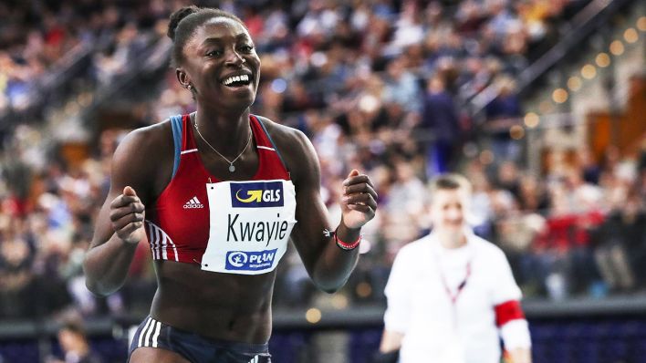 Lisa-Marie Kwayie hat bei den "Finals" ein echtes Heimspiel. Quelle: imago/Beautiful Sports