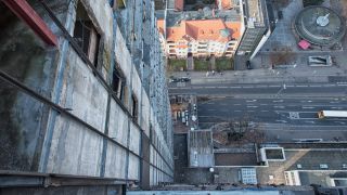ÜBerlin: Blick vom Dach auf die Schloßstraße (rbb/Götz Gringmuth-Dallmer)
