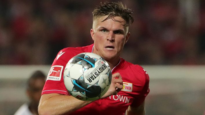 Marius Bülter im Spiel gegen Eintracht Frankfurt. Quelle: imago images/Contrast