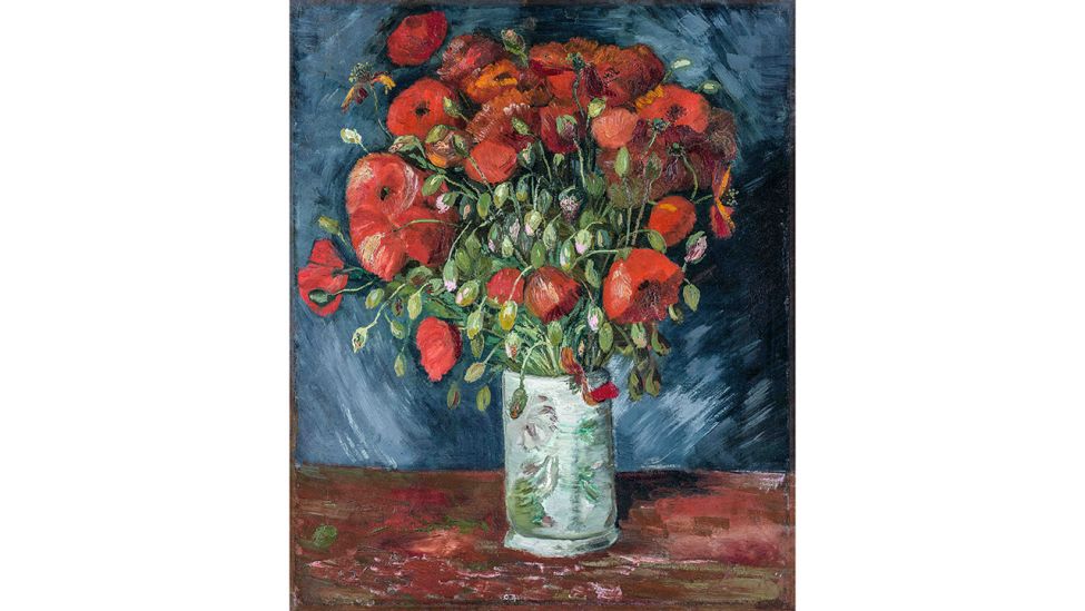 Vincent van Gogh (1853-1890), Vase mit Mohnblumen, 1886, Öl auf Leinwand, 56 x 46,5 cm, Wadsworth Atheneum Museum of Art, Hartford, CT. Bequest of Anne Parrish Titzell (Quelle: Wadsworth Atheneum Museum of Art, Hartford, CT. Bequest of Anne Parrish Titzell)
