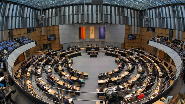 Berliner Abgeordnetenhaus Plenum (Bild: imago images/Joko)