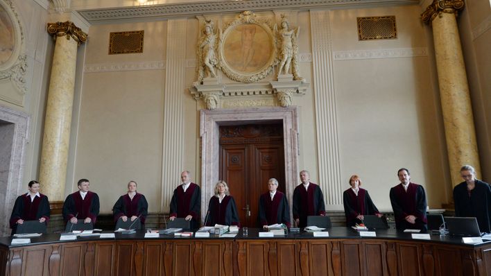 Die Richter und Richterinnen des Berliner Verfassungsgerichtes (Archiv)
