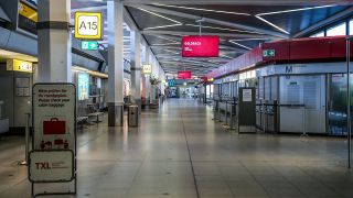 Der Flughafen Tegel am 06.04.2020 (Bild: dpa/Andreas Gora)
