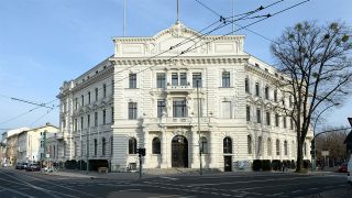 Das Gebäude des Verwaltungsgerichtes Potsdam (Quelle: dpa/Ralf Hirschberger)