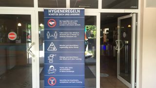 Hygieneregeln bei INJOY Berlin (rbb/Jule Käppel)