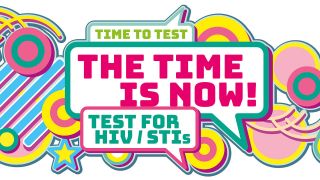"The Time Is Now" - mit einer Kampagne die Neuköllner NGO Checkpoint BLN zu HIV-Tests auf (Quelle: Checkpoint BLN)