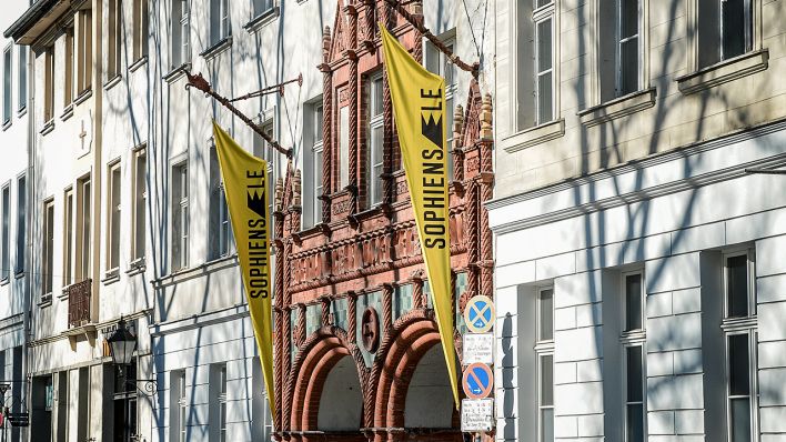 24.03.2020, Berlin: Der Eingang zu den Sophiensälen in der Sophienstraße in Mitte. (Quelle: dpa/Kalaene)
