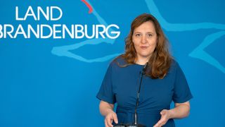 Manja Schüle (SPD), Brandenburger Ministerin für Wissenschaft, Forschung und Kultur. (Quelle: dpa/Soeren Stache)