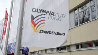 Der Olympiastützpunkt Brandenburg im Sportpark Luftschiffhafen in Potsdam (Quelle: dpa/Bernd Settnik)