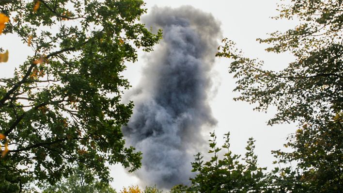 Symbolbild: Rauch steigt in Brandenburg auf (Quelle: dpa/Rasche)