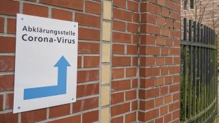 Abkläungsstelle Corona-Virus des Vivantes Wenckebach-Klinikums in der Albrechtstrasse in Tempelhof (Archiv)