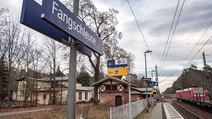 Der Bahnhof Fangschleuse (Quelle: imago images/Bernd Friedel)