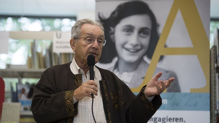 Pieter Kohnstam bei der Eröffnung des Anne Frank Tags 2019 (Quelle: © Anne Frank Zentrum/Ina Fassbender)