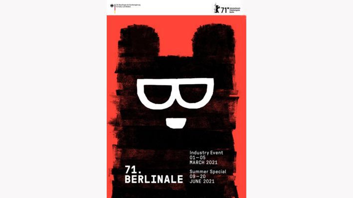 Das Berlinale Design 2021 von der Gestalterin Claudia Schramke. (Quelle: Berlinale/C. Schramke)