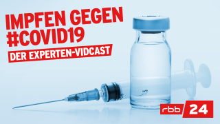 Cover des Vidcasts Impfen gegen Covid-19 (Quelle: rbb)