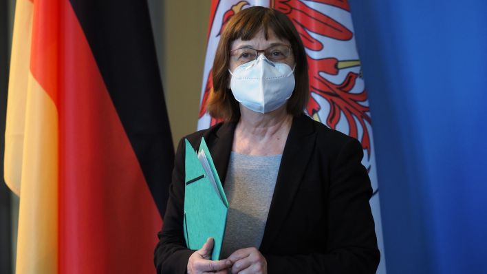 Die Brandenburger Gesundheitsministerin Ursula Nonnemacher (Grüne). Quelle: dpa/Soeren Stache
