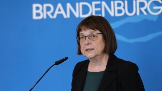 Ursula Nonnemacher am 11.3.2021 auf einer Pressekonferenz (Bild: imago images/Martin Müller)