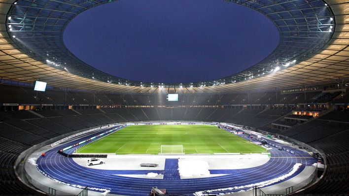 Das leere Olympiastadion (Quelle: imago images/VIADATA)