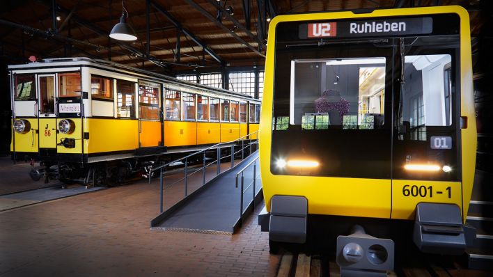Die BVG stellt am 11.05.2021 die neuen U-Bahnen vor. (Quelle: SDTB/Malte Scherf)