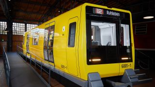 Die BVG stellt am 11.05.2021 die neuen U-Bahnen vor. (Quelle: SDTB/Malte Scherf)