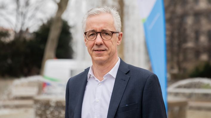 Jörg Simon, Vorstandsvorsitzender der Berliner Wasserbetriebe (Quelle: dpa/Christoph Soeder)