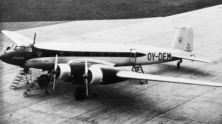 Archivbild: Focke-Wulf Fw.200 Condor einer dänischen Fluggesellschaft. (Quelle: dpa/M. Evans)
