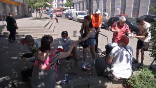 Obdachlose in der Hitze (Quelle: rbb24 | Zibb)
