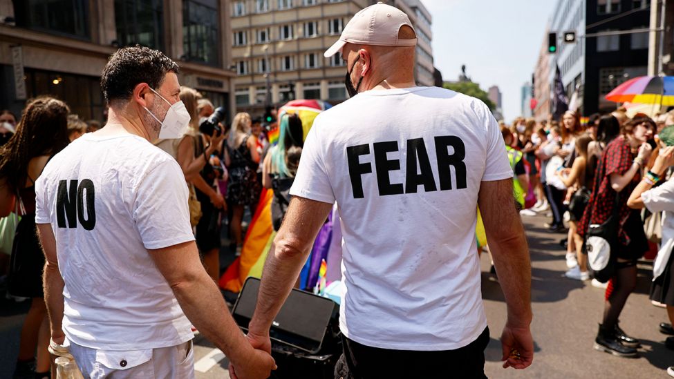 Christopher Street Day Parade 2021 in Berlin (Quelle: imago images/Jean MW)