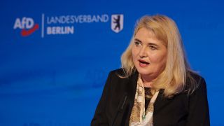 Kristin Brinker, Landesvorsitzende der AfD Berlin (Quelle: dpa/Annette Riedl)