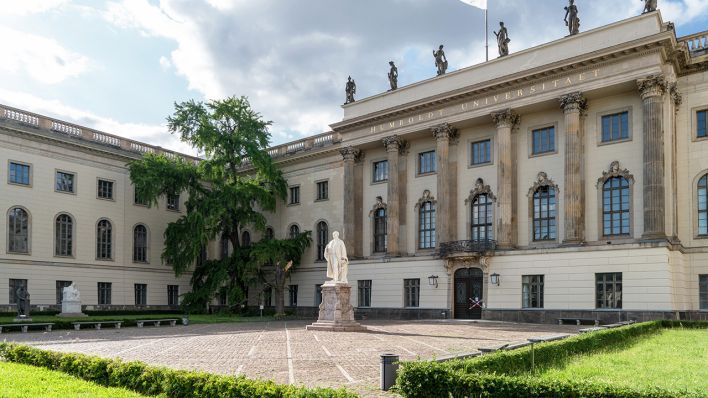 Das Palais des Prinzen Heinrich ist das Hauptgebäude der Humboldt-Universität Berlin. (Quelle: dpa/Daniel Kalker)