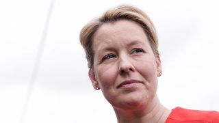 Franziska Giffey, Spitzenkandidatin und Landesvorsitzende der SPD Berlin (Bild: dpa/Jens Krick)