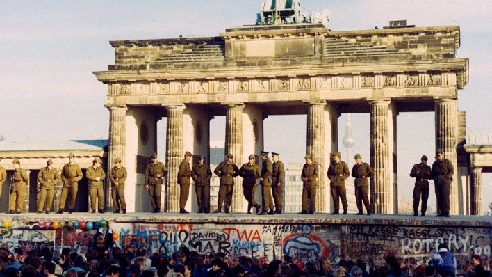 Brandenburger Tor 1989 (Quelle: dpa/IPA)