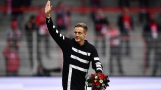 Felix Kroos wird 2020 bei Union Berlin verabschiedet. Quelle: imago images/Bernd König