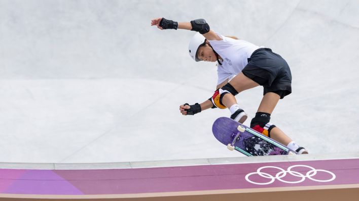 Olympische Skateboarderin Lilly Stoephasius / IMAGO / Moritz Müller
