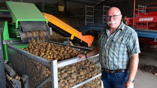 Hartmut Lossin sieht die Landwirtschaft in der Prignitz bedroht. (Quelle: rbb/Björn Haase-Wendt)
