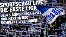 Audio-Netcast-Angebot der Sportschau zu Hertha BSC. / Collage rbb