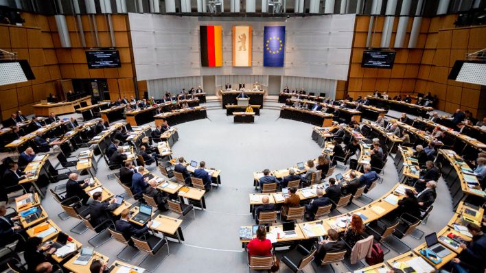 Plenarsaal des Berliner Abgeordnetenhauses
