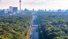 Marathon. Die Läufer passieren den Großen Stern beim BMW Berlin Marathon am 26. September 2021 (Quelle: dpa/Andreas Gora)